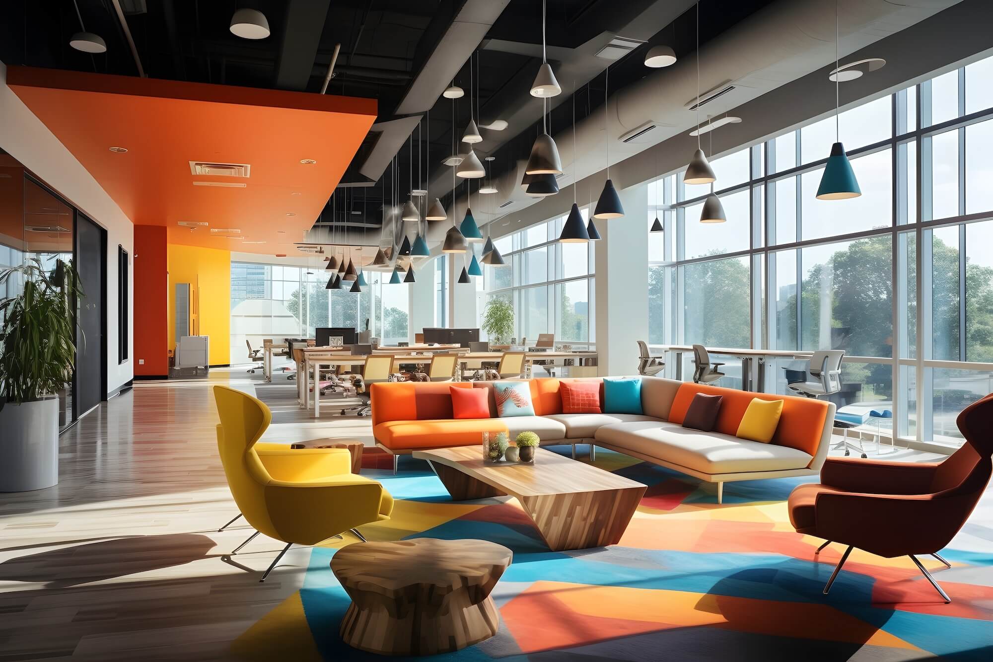 impact of commercial interior design on workplace productivity