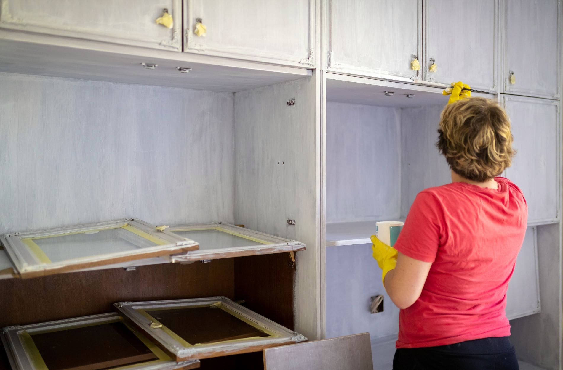 cabinet painting
