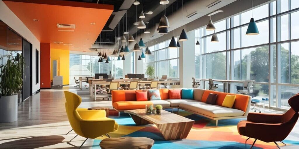 impact of commercial interior design on workplace productivity